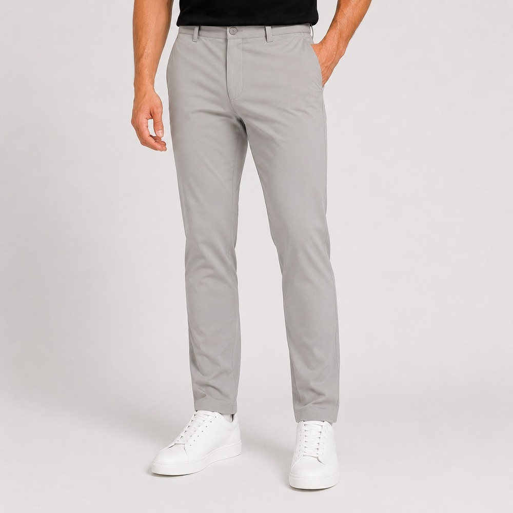 Dockers Tech Chino Pants Mens 40x30 Gray Slim Fit Performance Stretch NWT